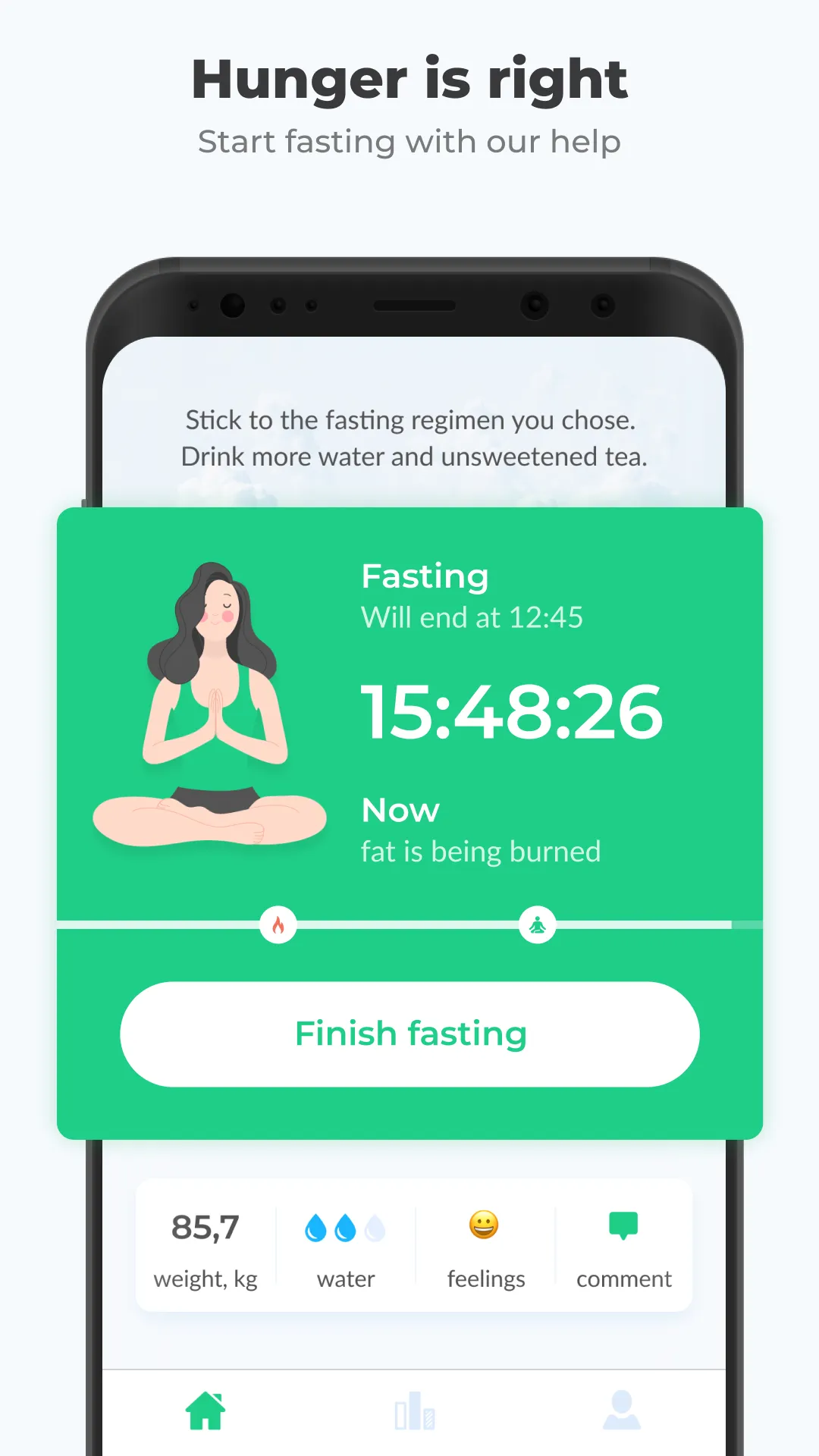 PEP: Fasting - healthy plan | Indus Appstore | Screenshot