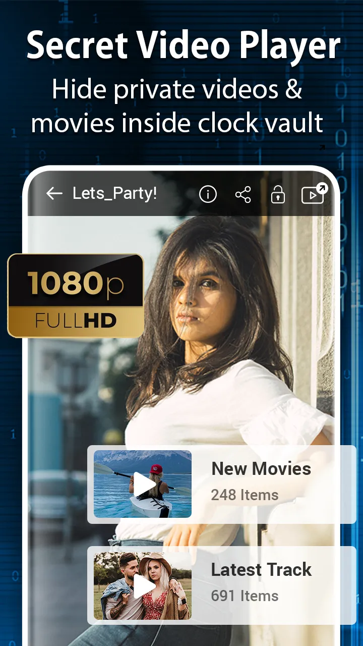 Clock Vault-Hide Photos,Videos | Indus Appstore | Screenshot