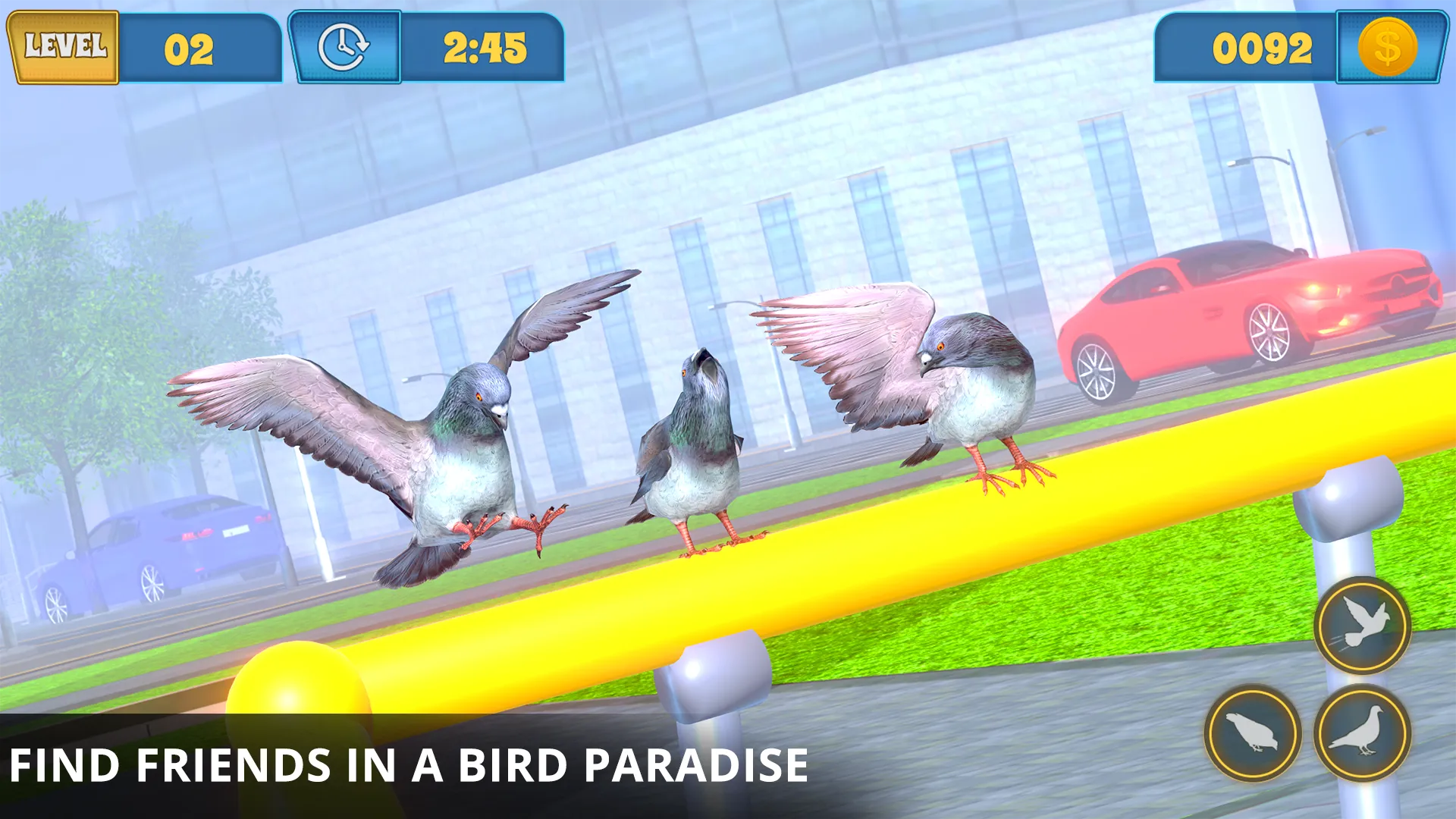 Flying Pigeon Bird simulator | Indus Appstore | Screenshot