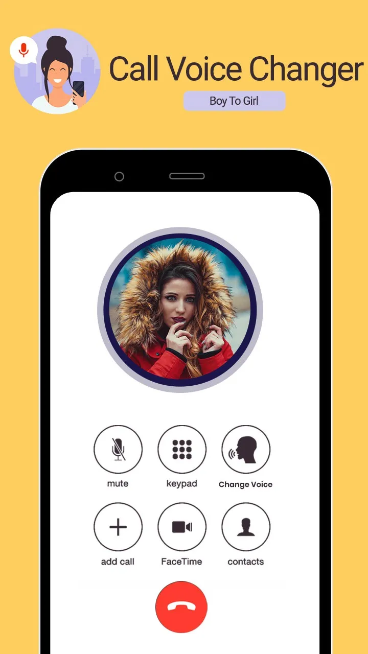 Call Voice Changer Boy to Girl | Indus Appstore | Screenshot