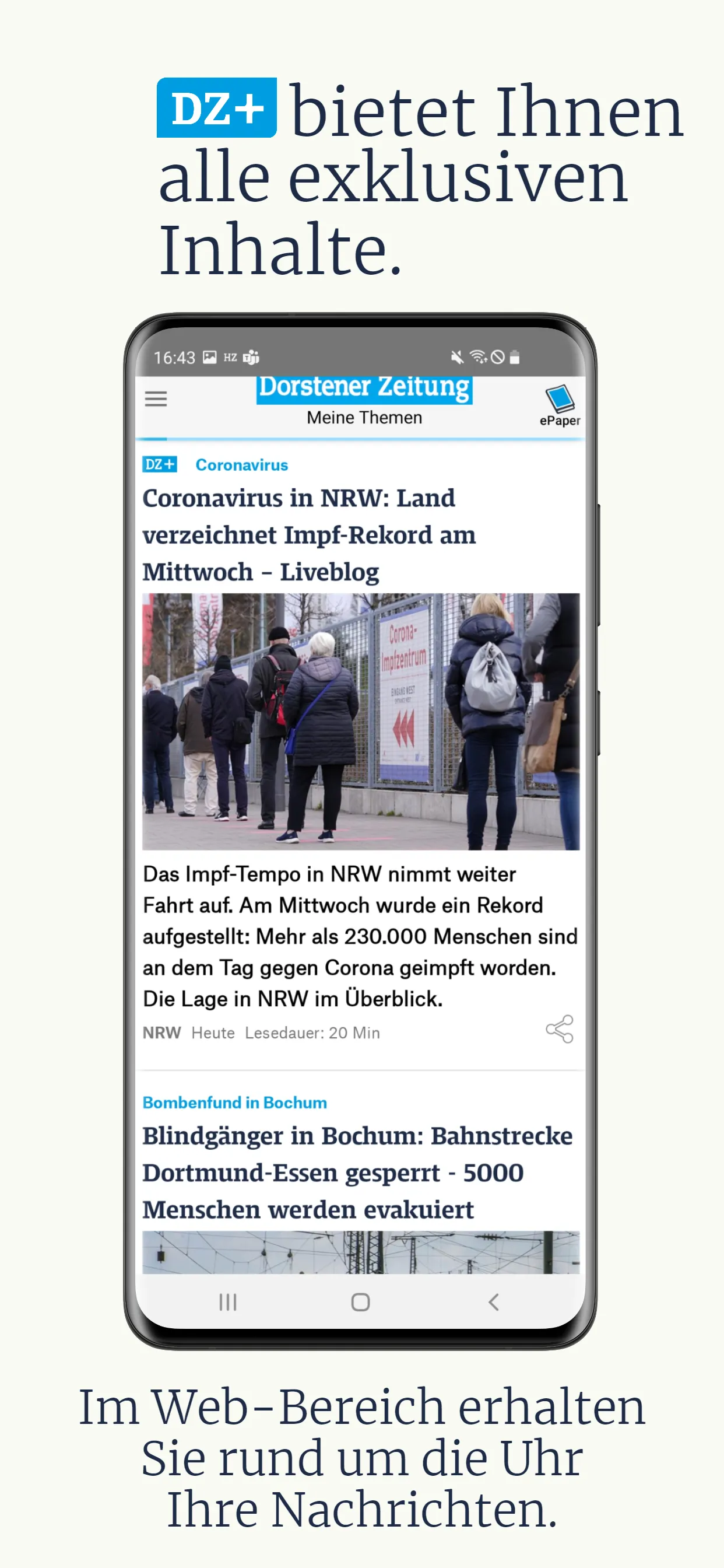 Dorstener Zeitung | Indus Appstore | Screenshot