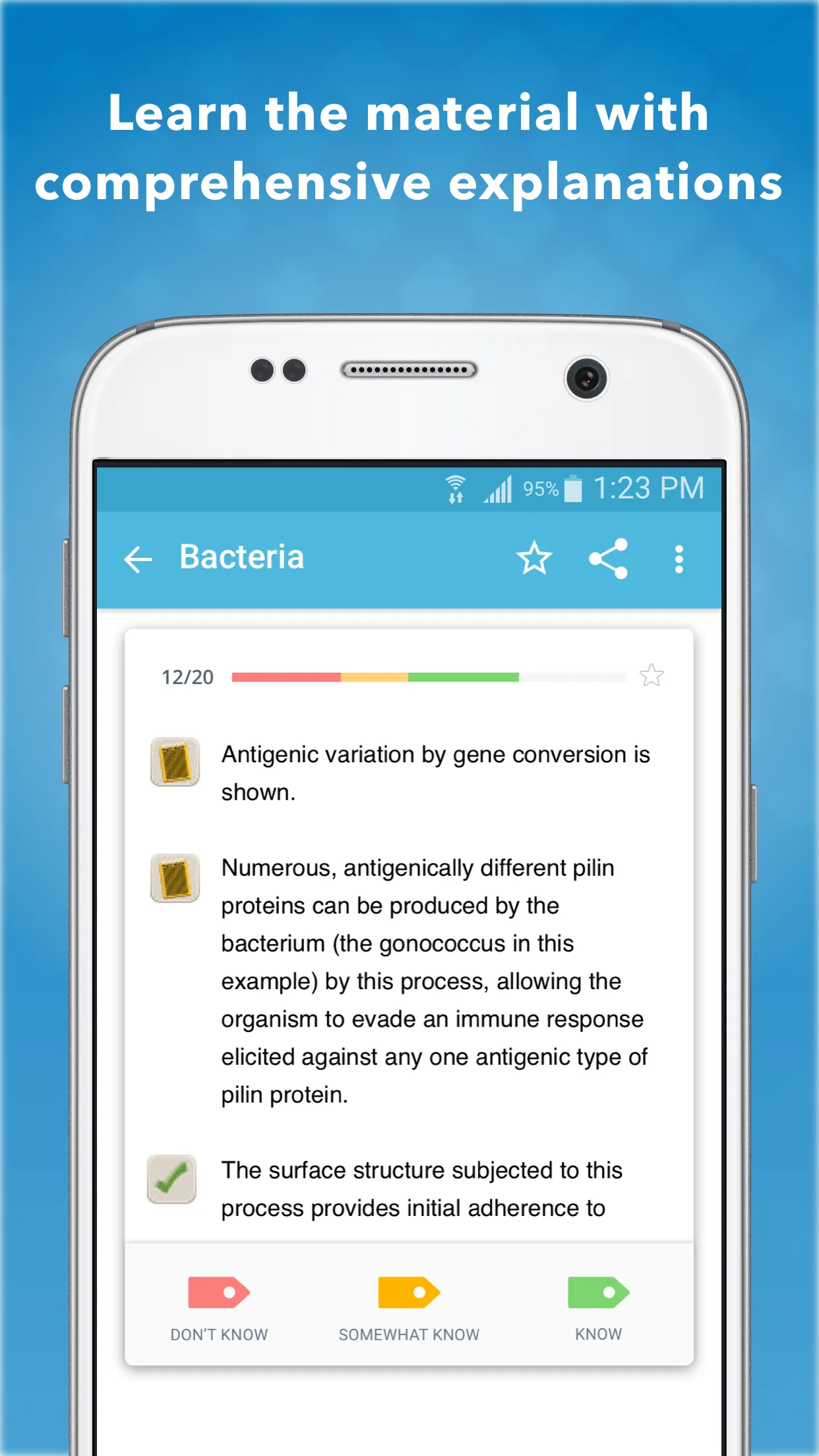 USMLE Microbiology Flashcards | Indus Appstore | Screenshot