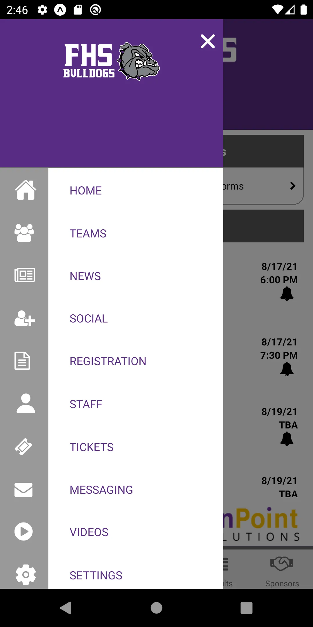 Fayetteville Bulldog Athletics | Indus Appstore | Screenshot