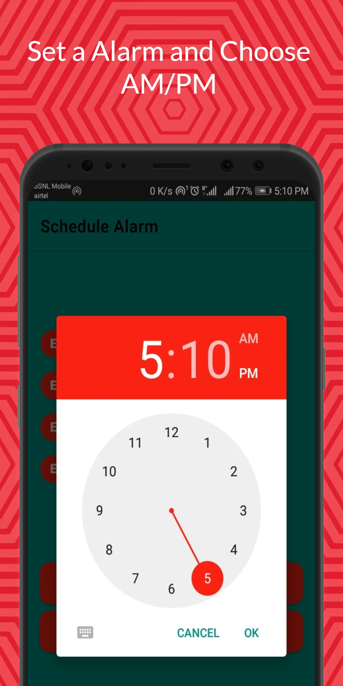 TinyAlarm : Handy Alarm Clock | Indus Appstore | Screenshot