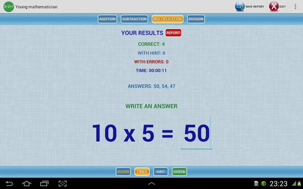 Young mathematician | Indus Appstore | Screenshot