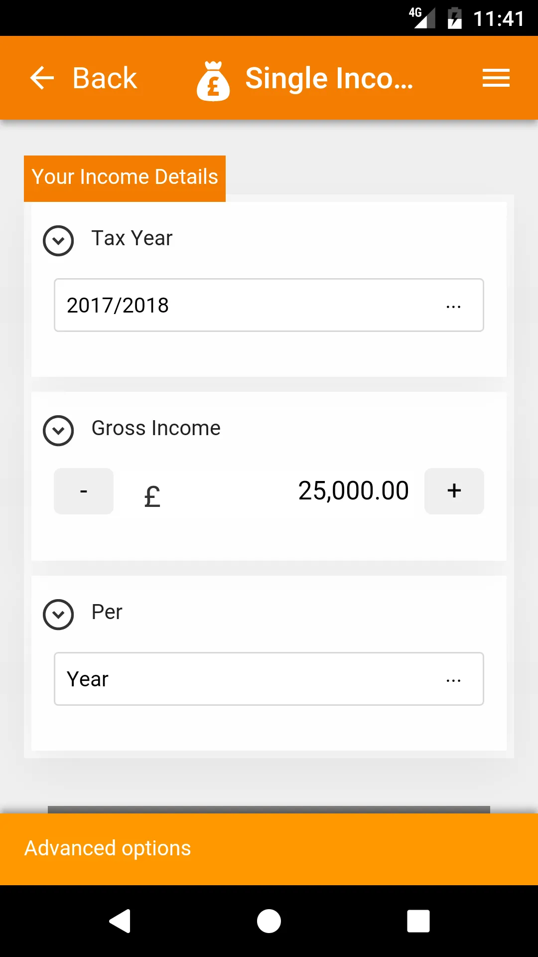 UK Tax Calculators | Indus Appstore | Screenshot