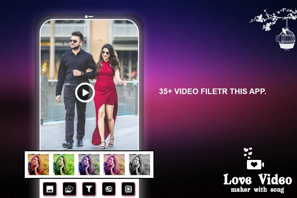 Love Video Maker with Song | Indus Appstore | Screenshot