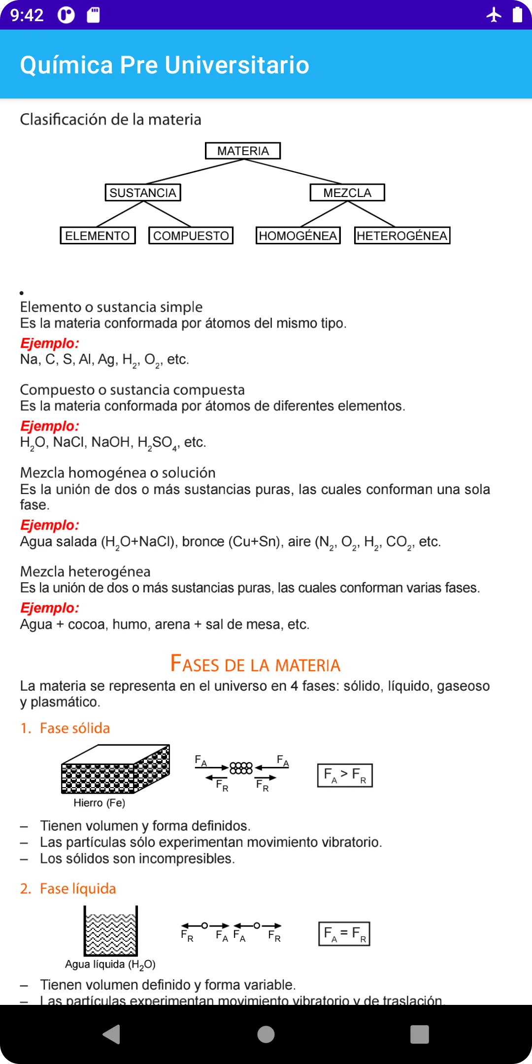 Química Pre Universitario | Indus Appstore | Screenshot