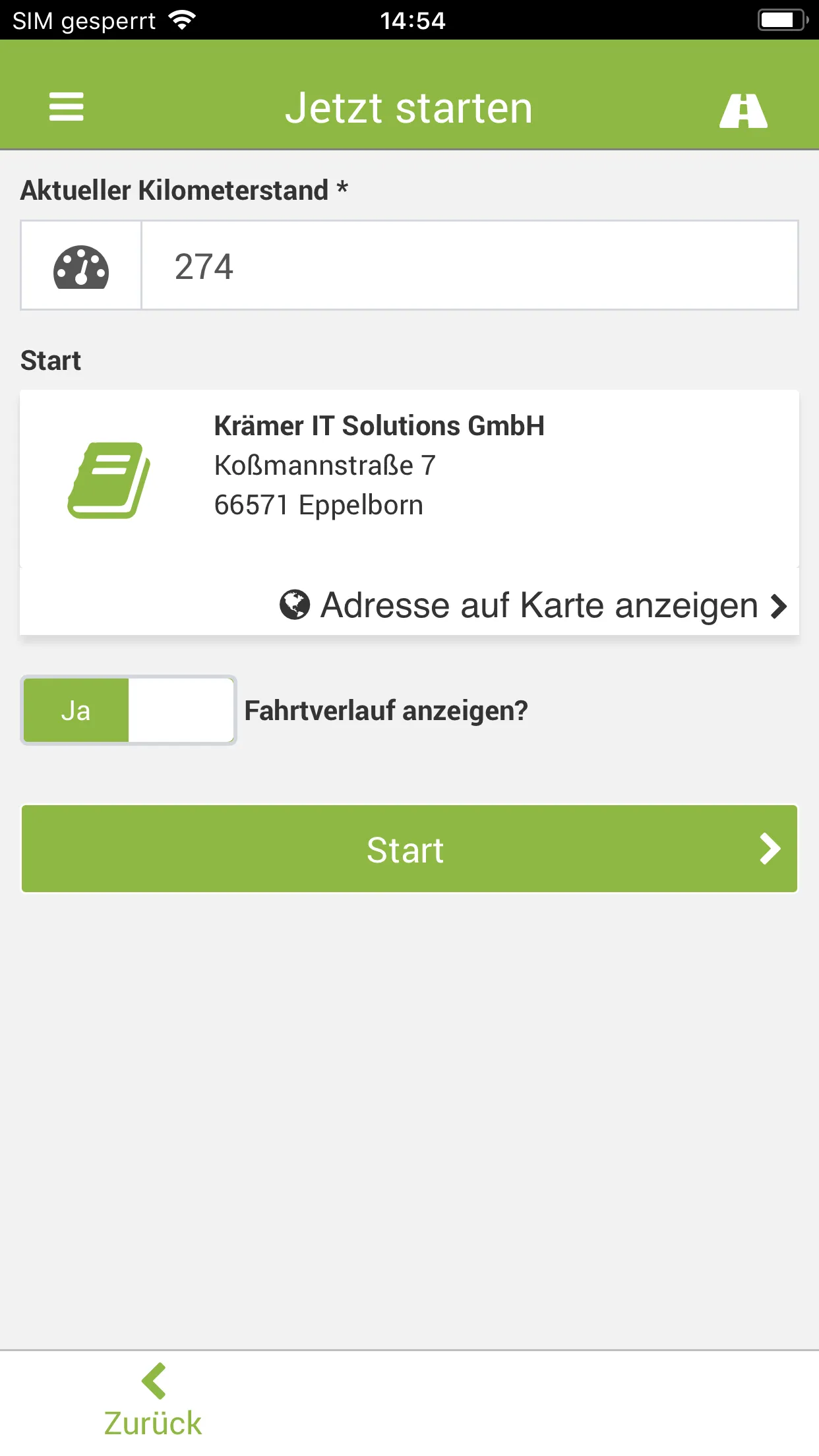 KFZ Fahrtenbuch 6.0 mobile | Indus Appstore | Screenshot