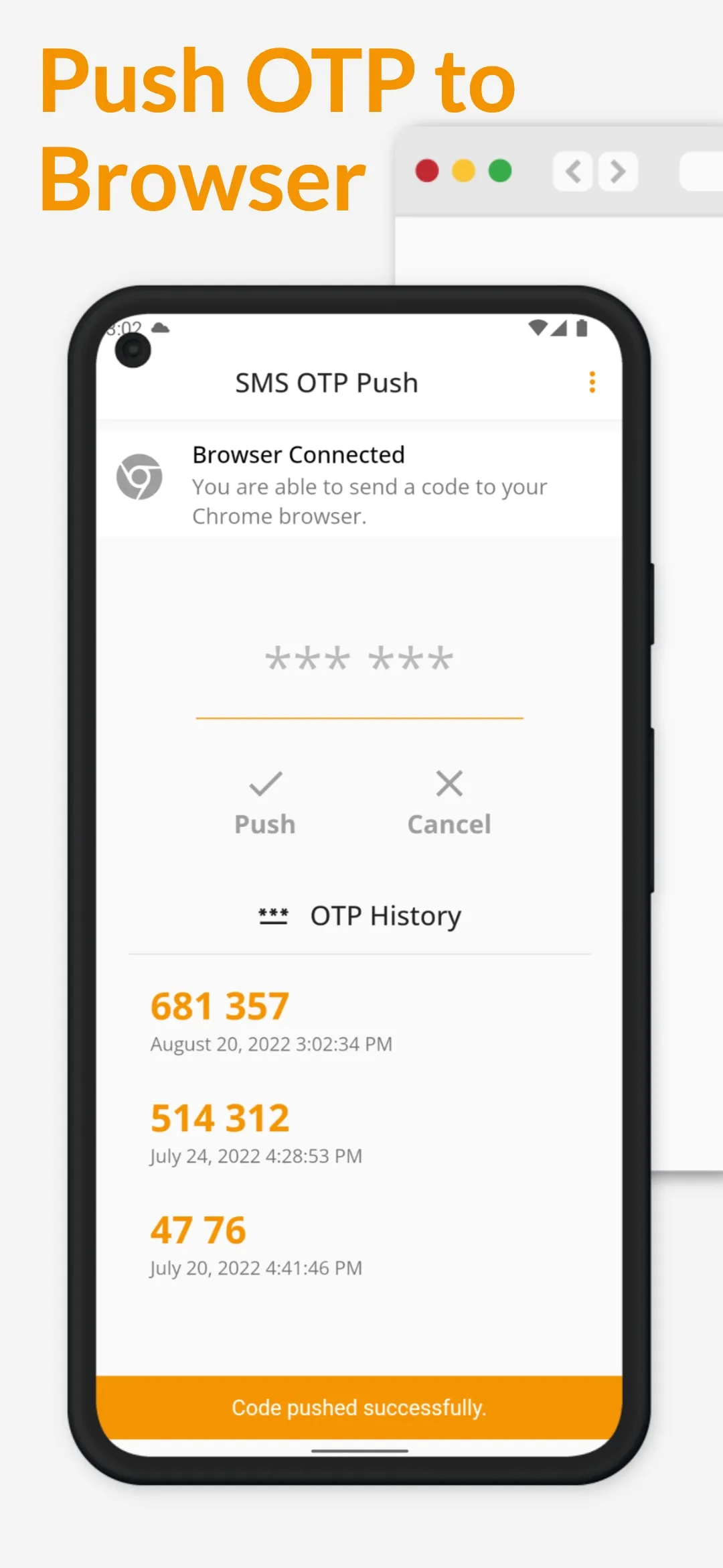 OTP Push | Indus Appstore | Screenshot