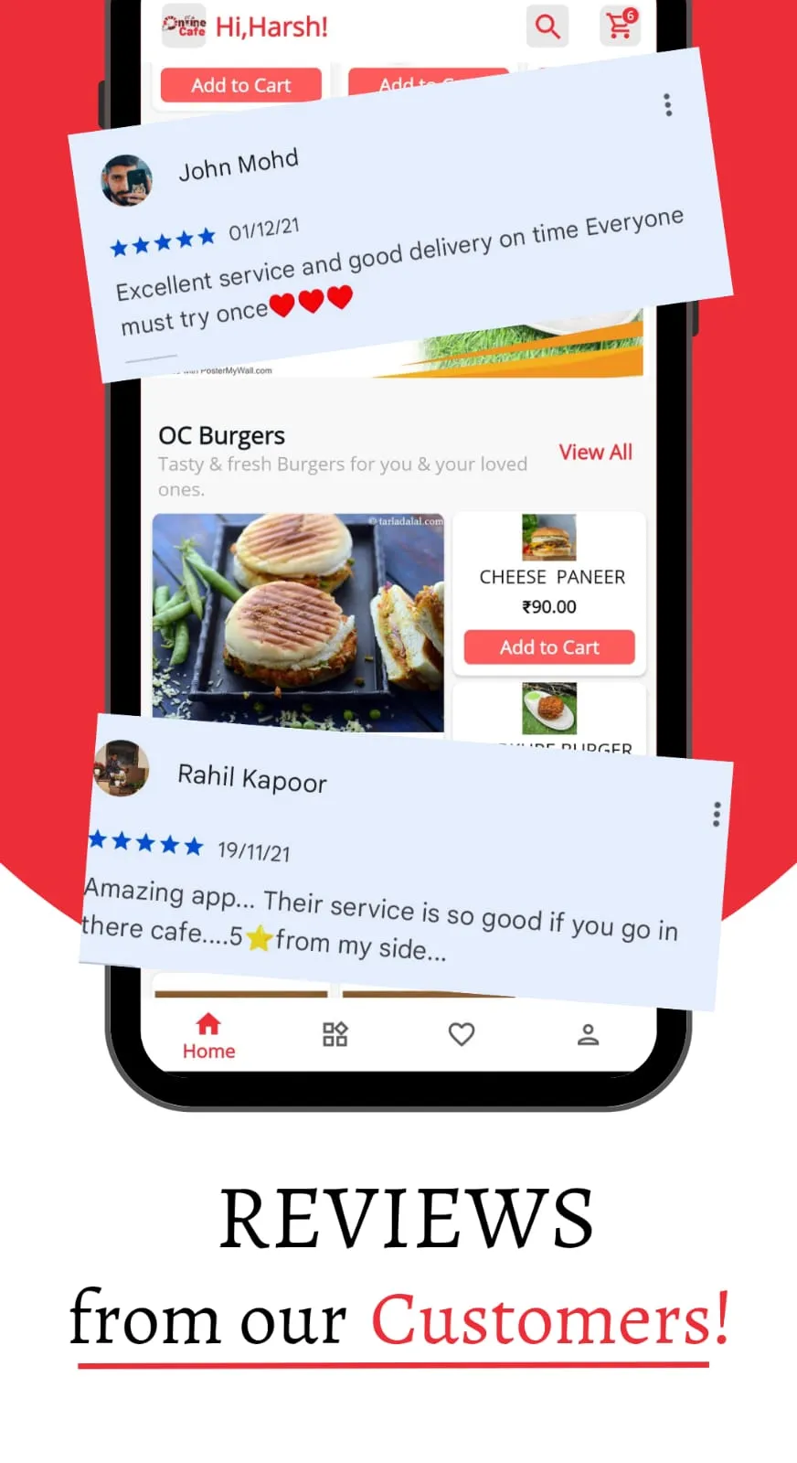 OnlineCafe - Food Delivery App | Indus Appstore | Screenshot