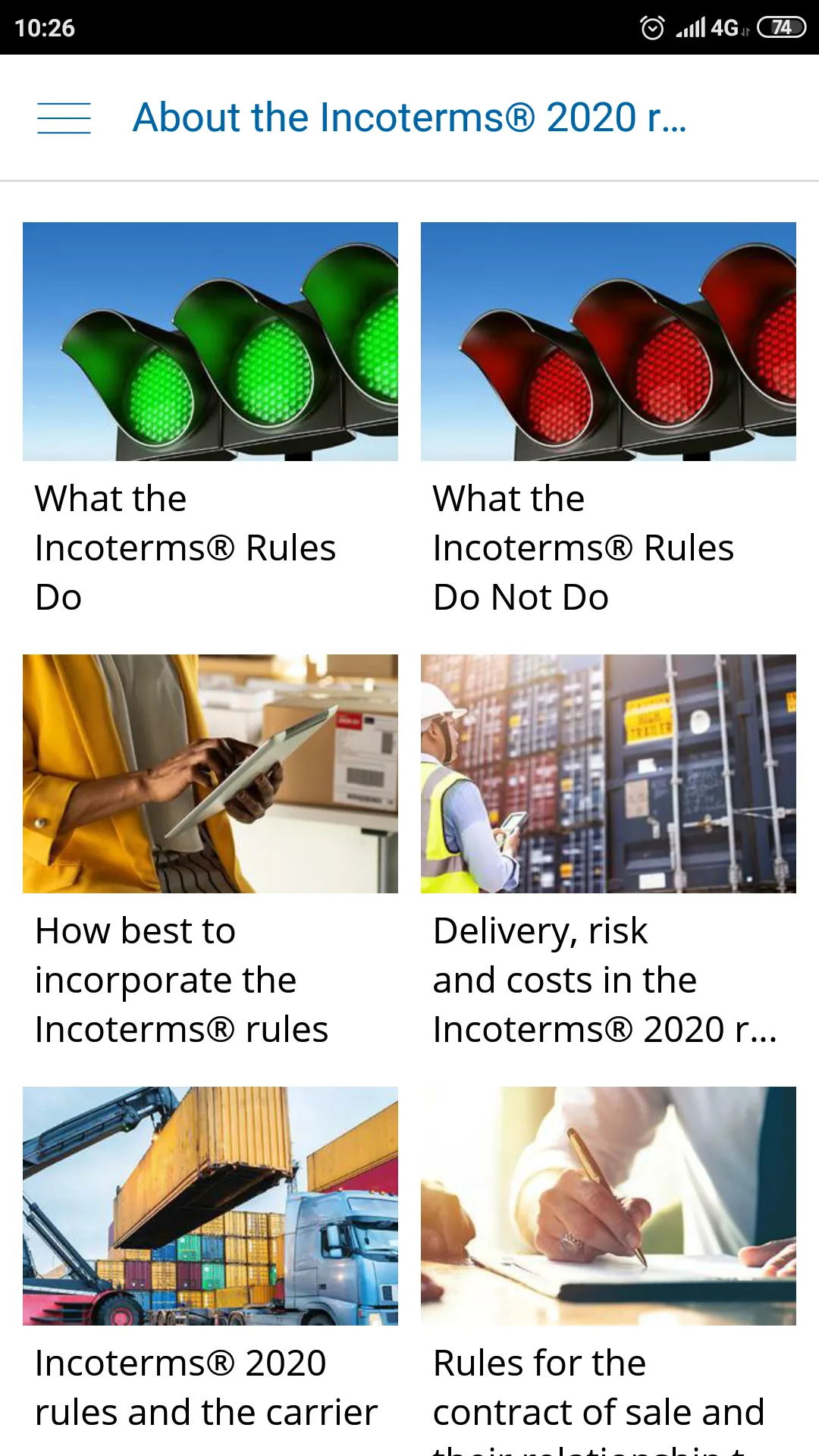 Incoterms 2020 | Indus Appstore | Screenshot