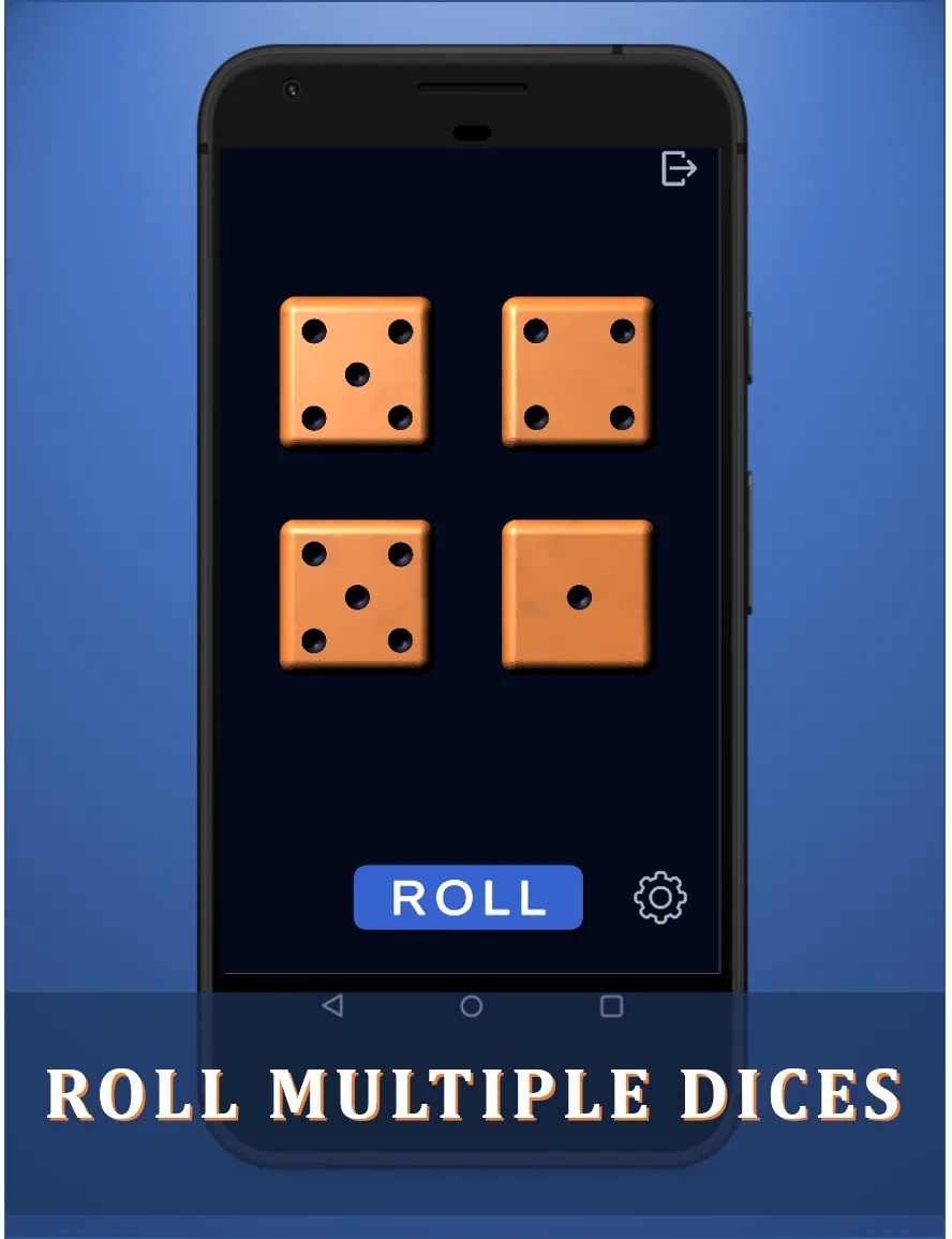 Dice rolling - 3D dice roller | Indus Appstore | Screenshot