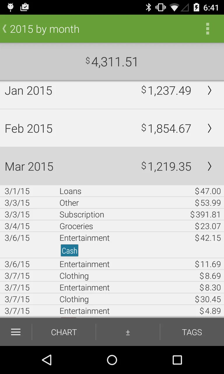 Hello Expense | Indus Appstore | Screenshot