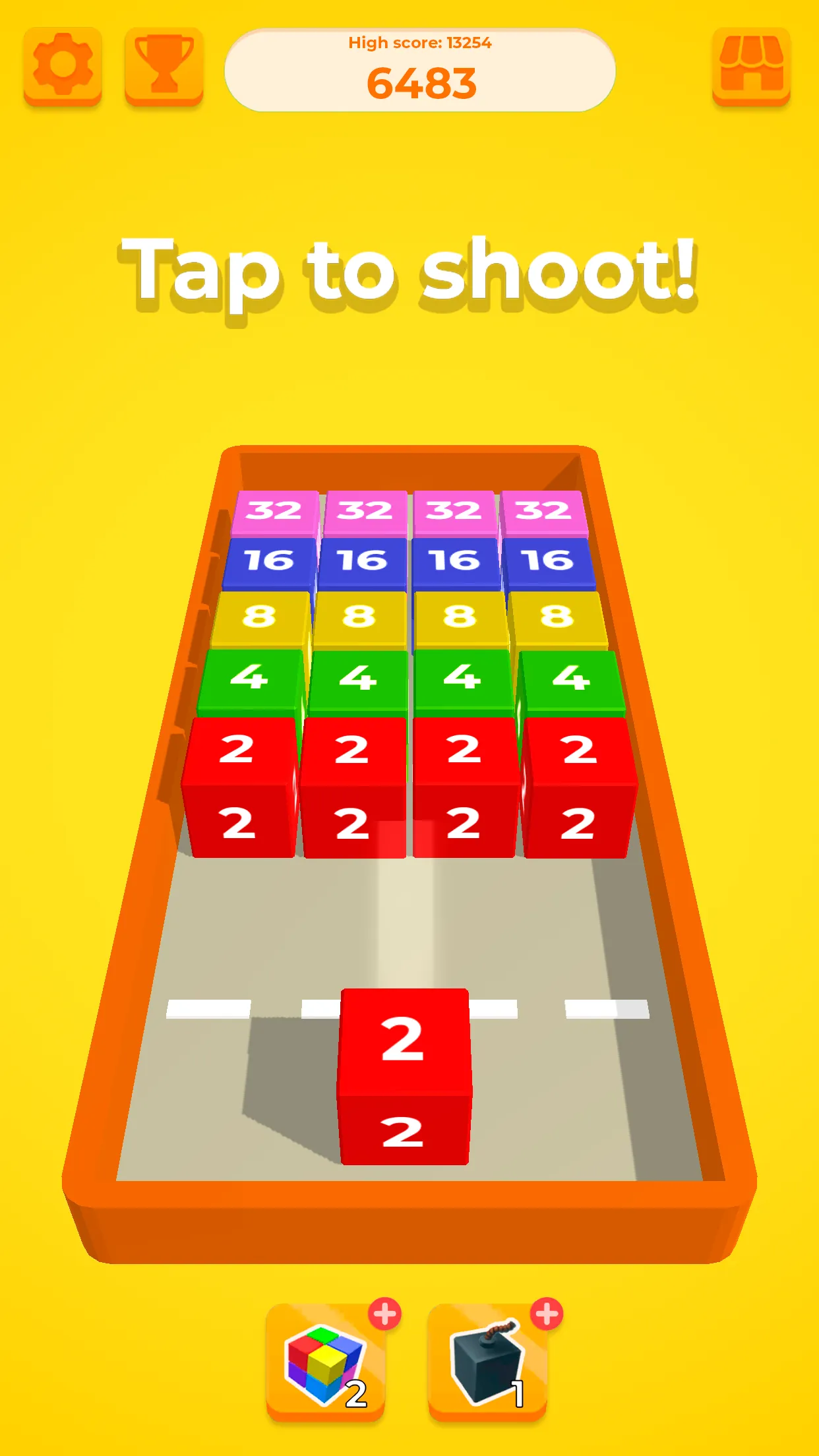 Chain Cube 2048: 3D merge game | Indus Appstore | Screenshot