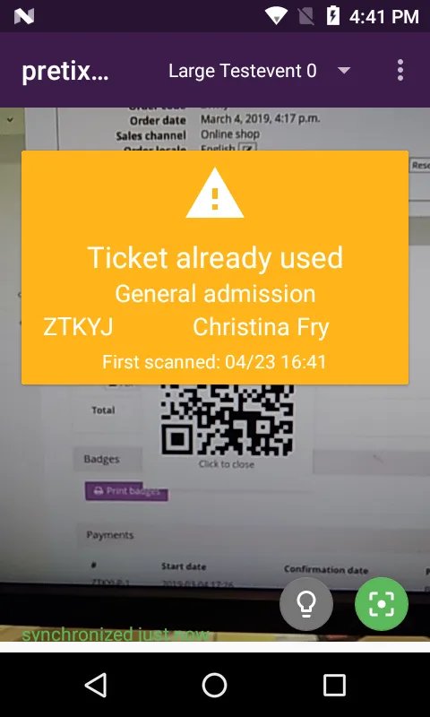 pretixSCAN – Ticket scanning a | Indus Appstore | Screenshot