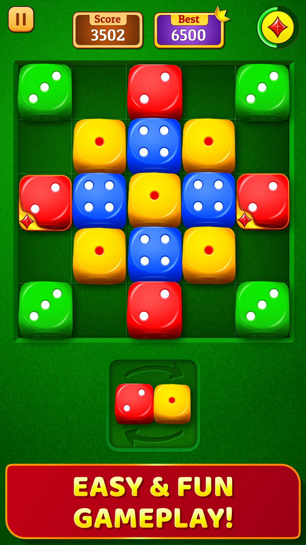 Dice Puzzle - Dice Merge Game | Indus Appstore | Screenshot