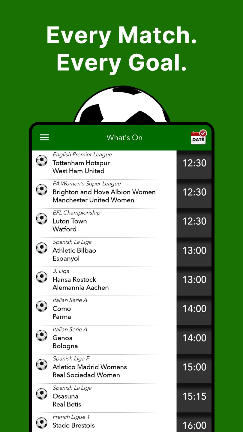 Live Football on TV | Indus Appstore | Screenshot