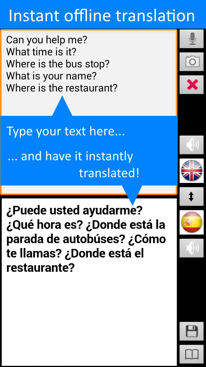 Offline Translator: Spanish-En | Indus Appstore | Screenshot