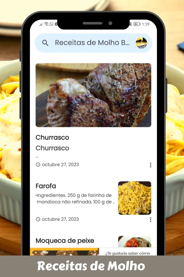 Receitas de Molho Branco facil | Indus Appstore | Screenshot