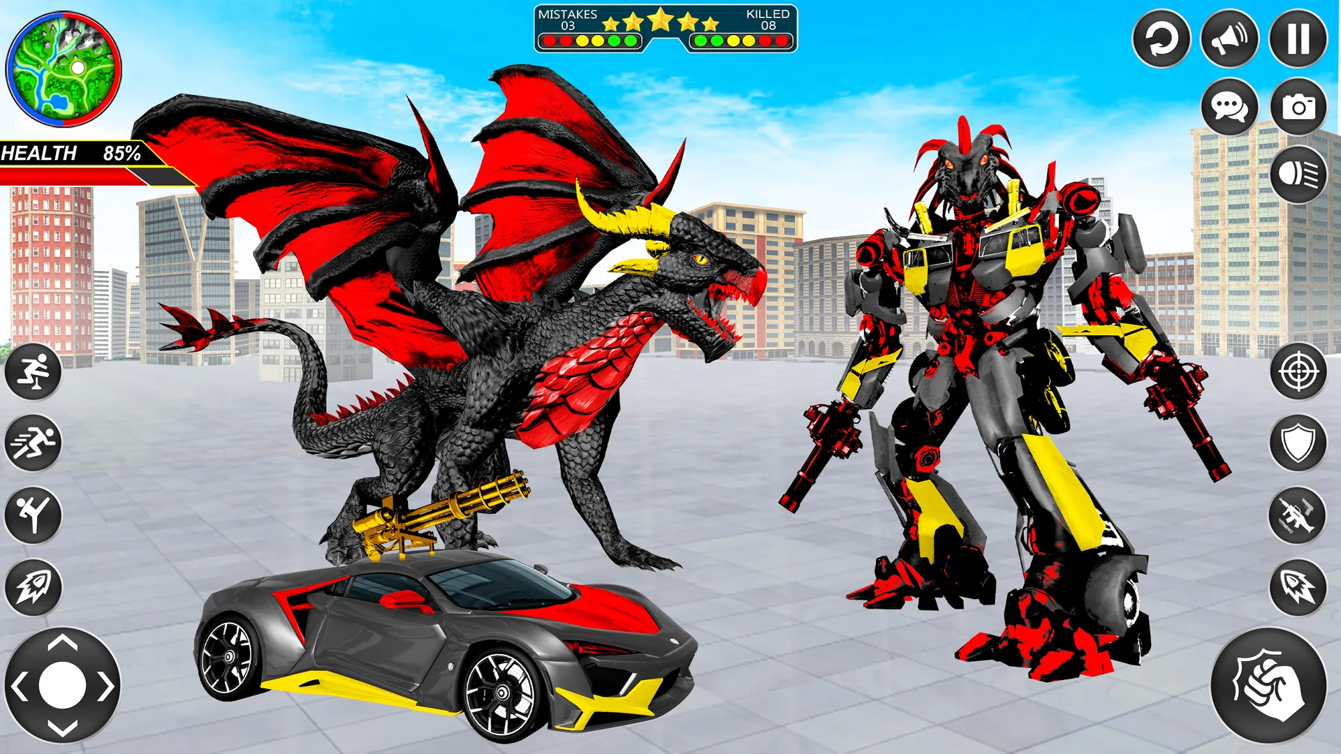 Mech Robot Transforming Games | Indus Appstore | Screenshot