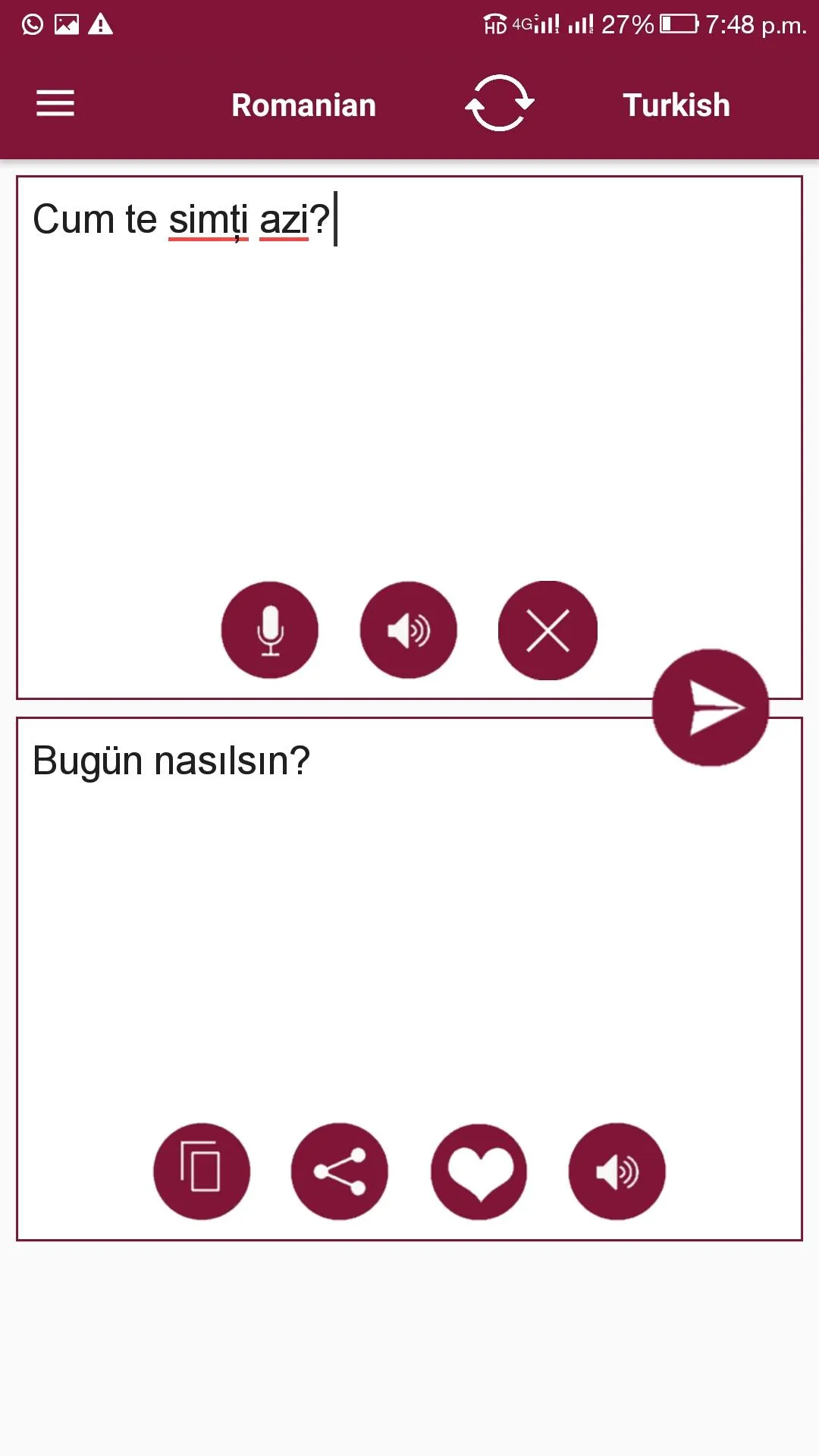 Romanian - Turkish Translator | Indus Appstore | Screenshot