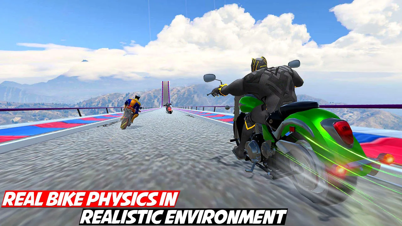 Superhero Bike Game Stunt Race | Indus Appstore | Screenshot