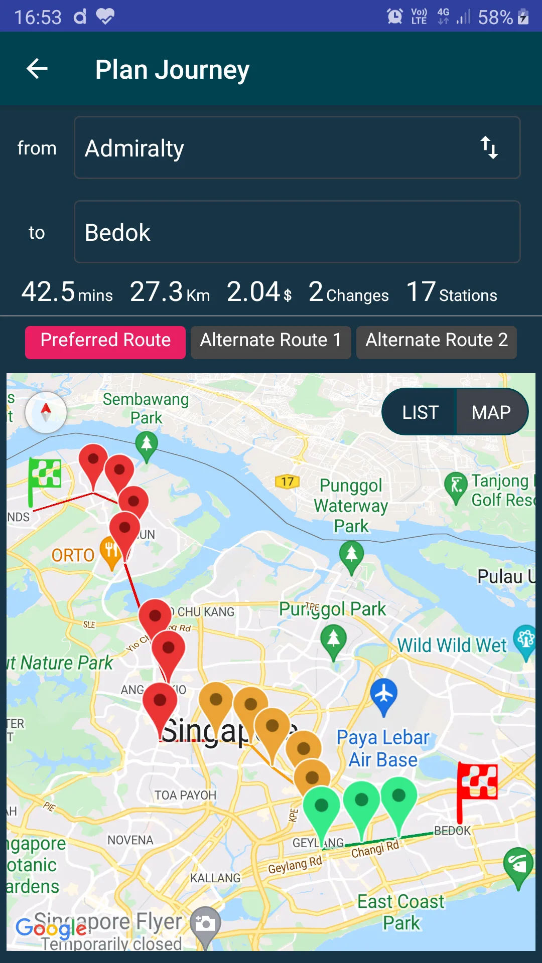 Singapore Metro - MRT & LRT | Indus Appstore | Screenshot