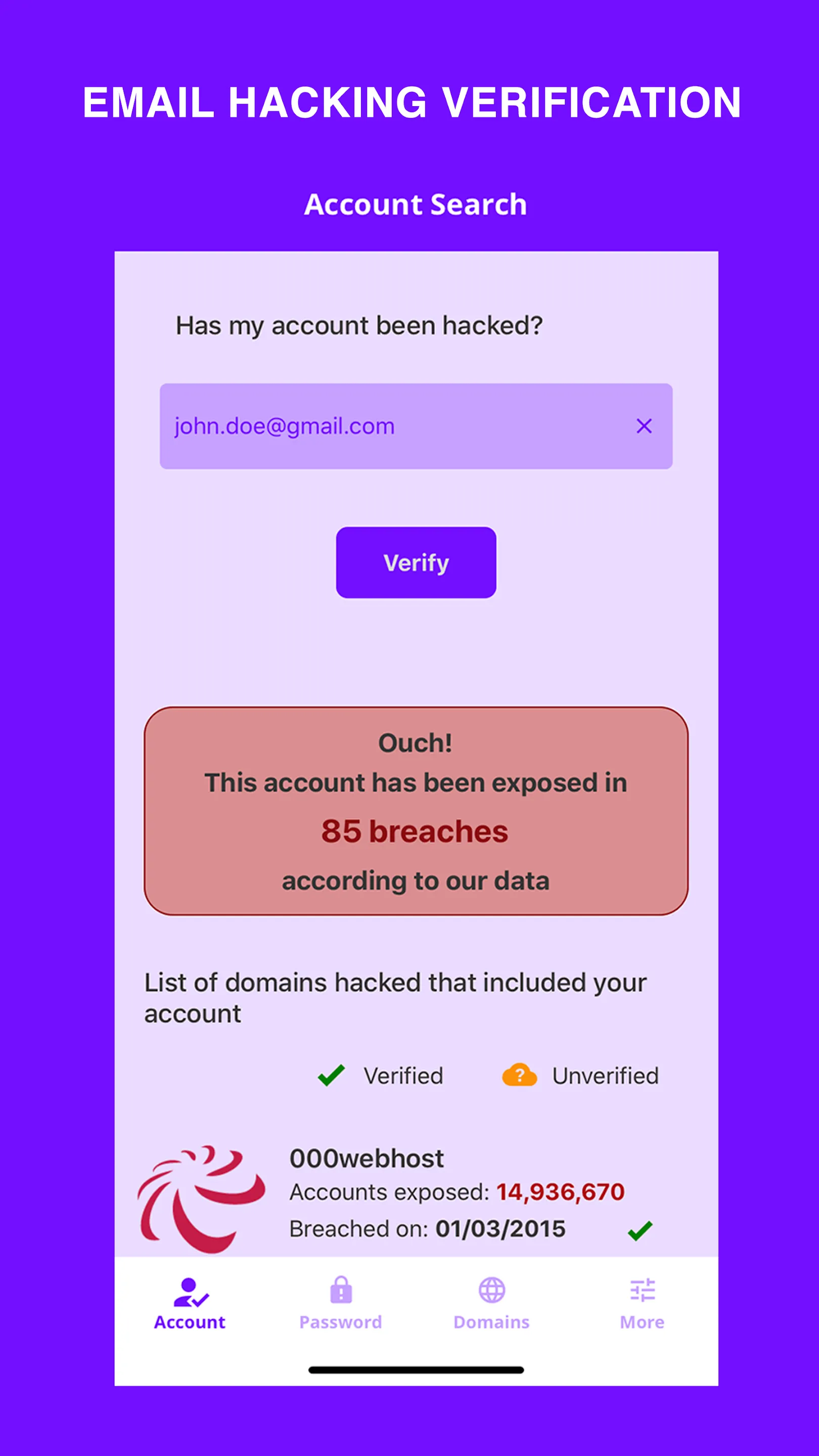 Spamlock - Data Breach Check | Indus Appstore | Screenshot