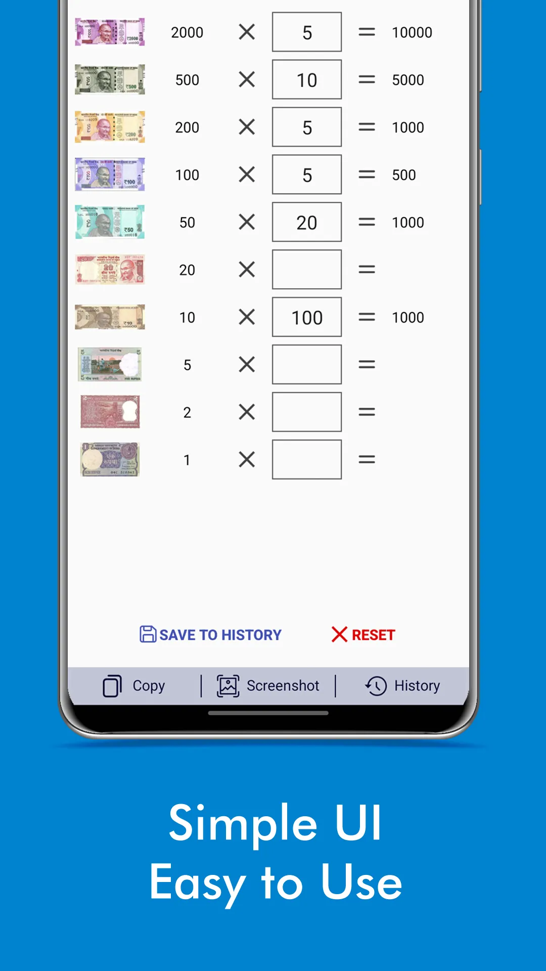 Cash Calculator India | Indus Appstore | Screenshot