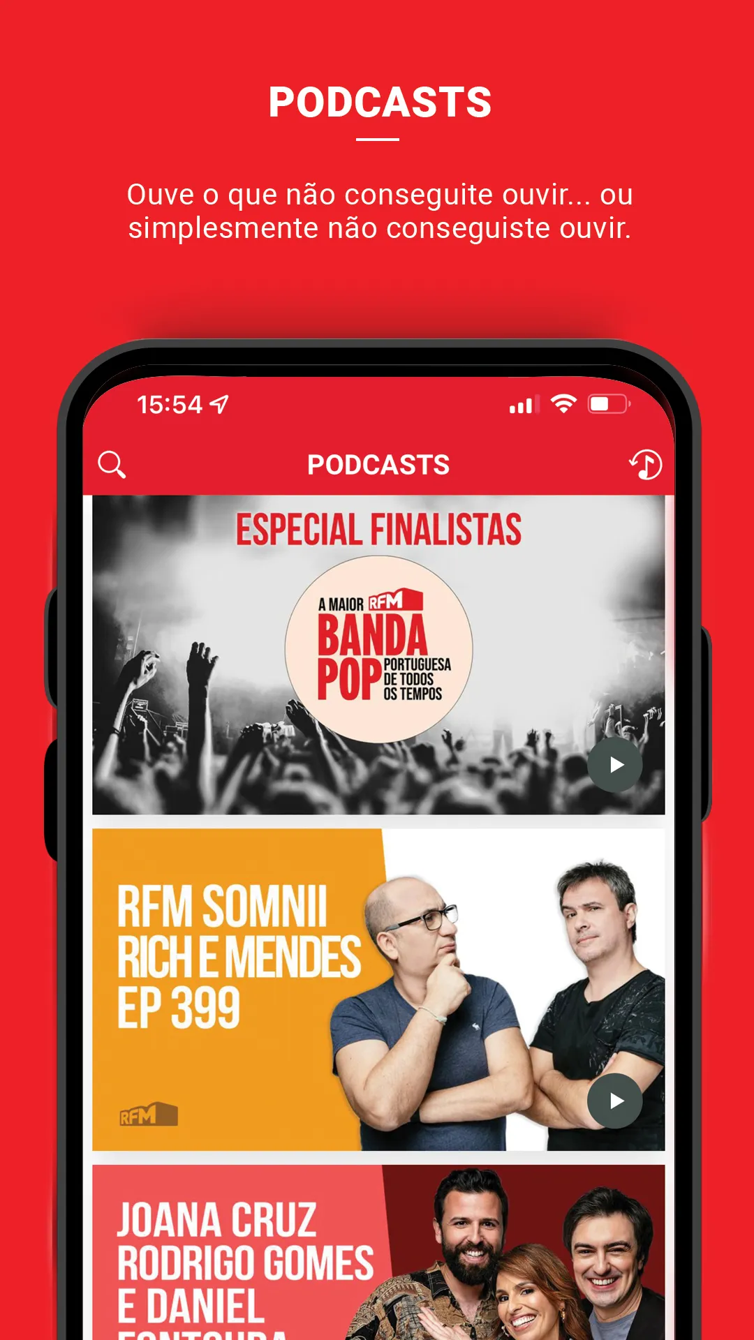 RFM: só grandes músicas. | Indus Appstore | Screenshot