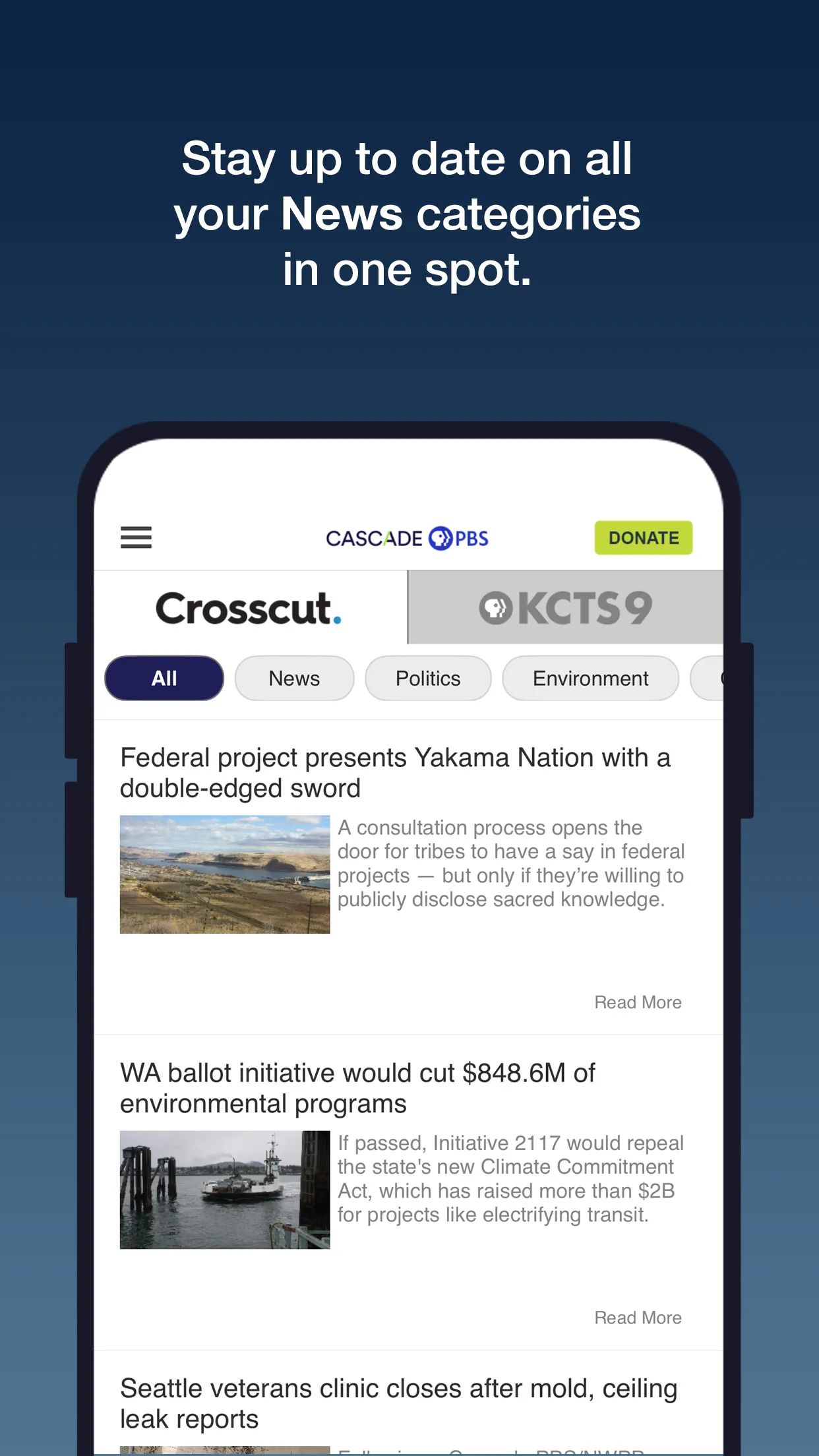 Cascade PBS News | Indus Appstore | Screenshot