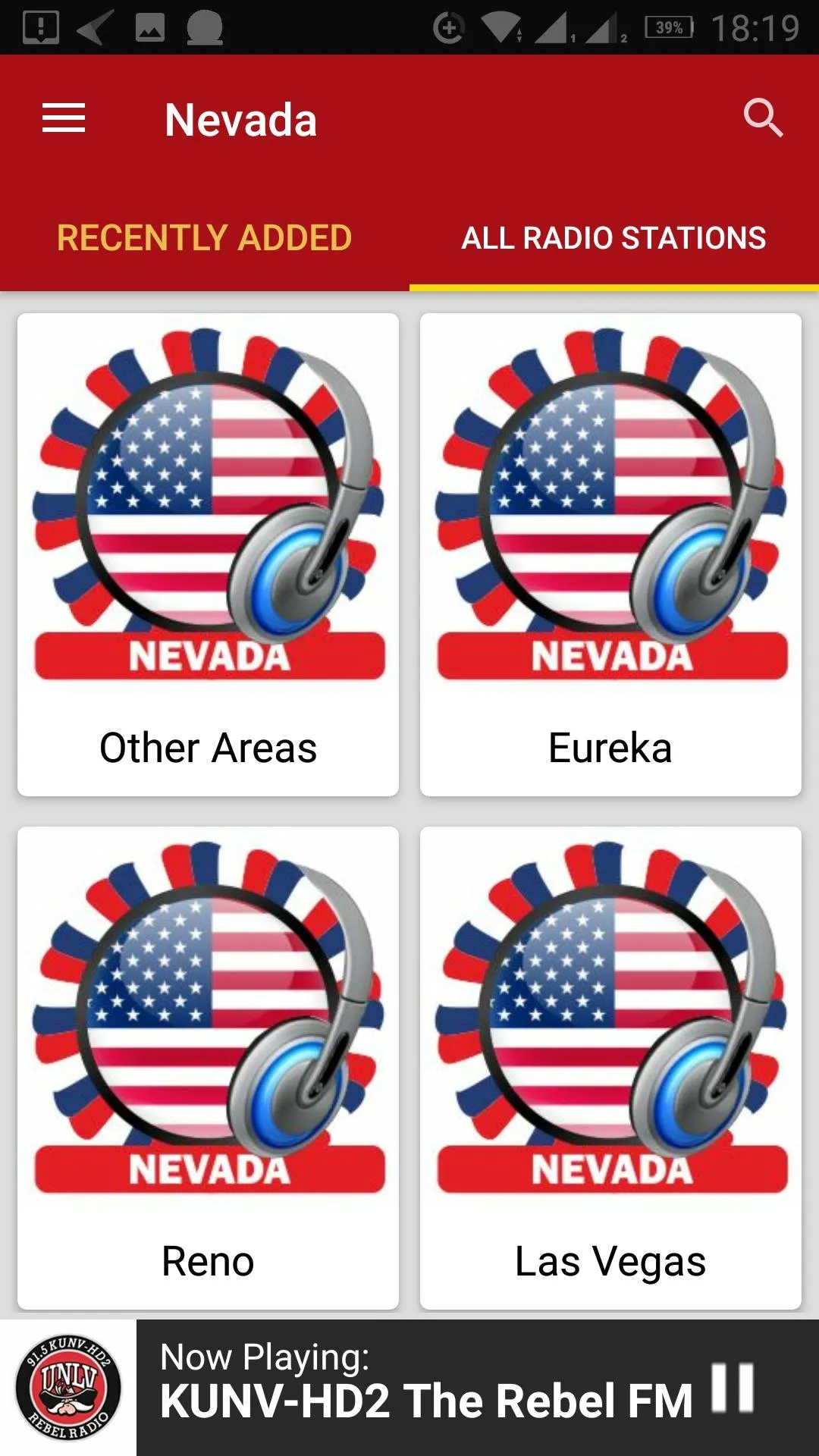 Nevada Radio Stations - USA | Indus Appstore | Screenshot