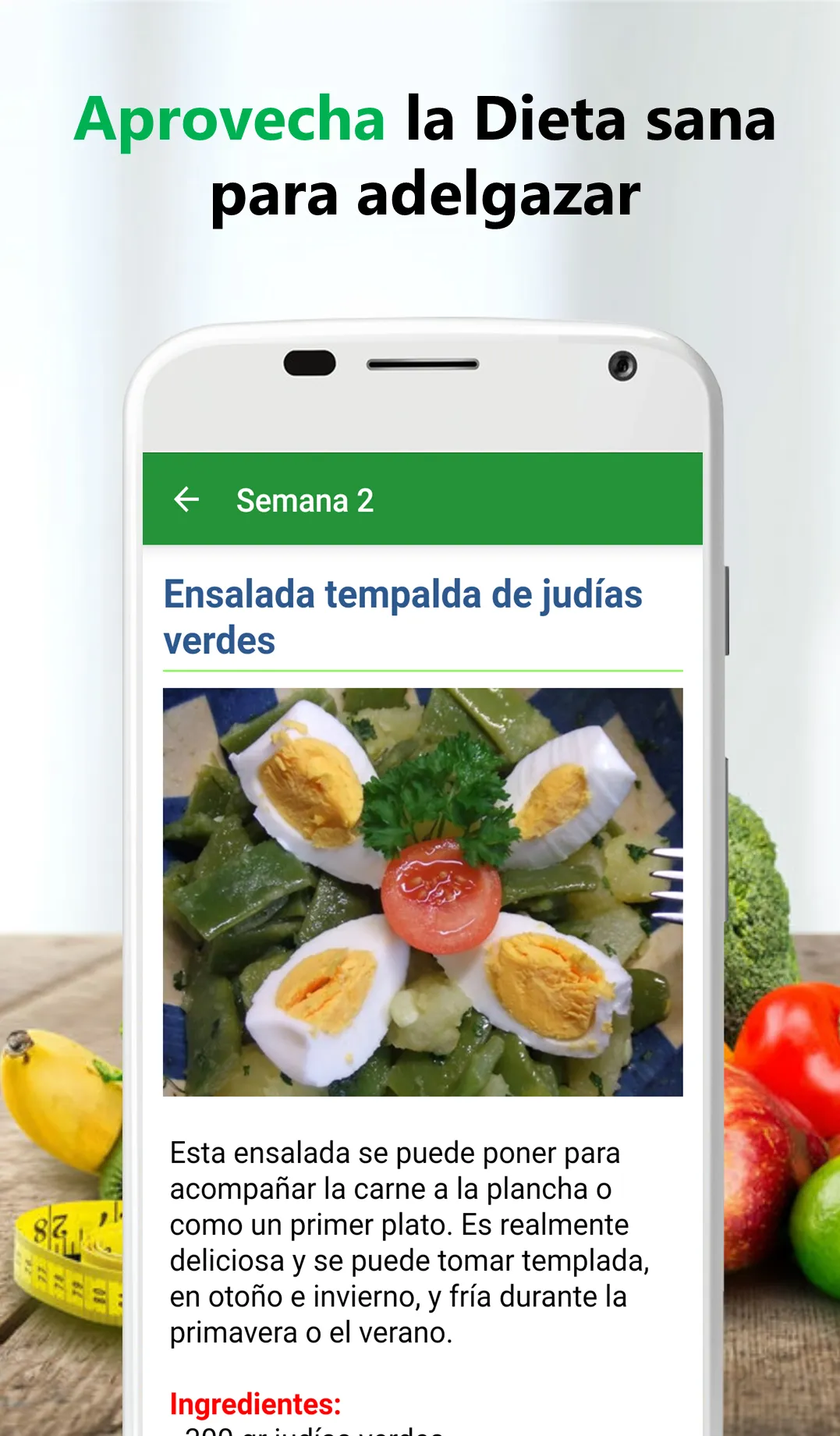 Dieta sana para perder peso | Indus Appstore | Screenshot