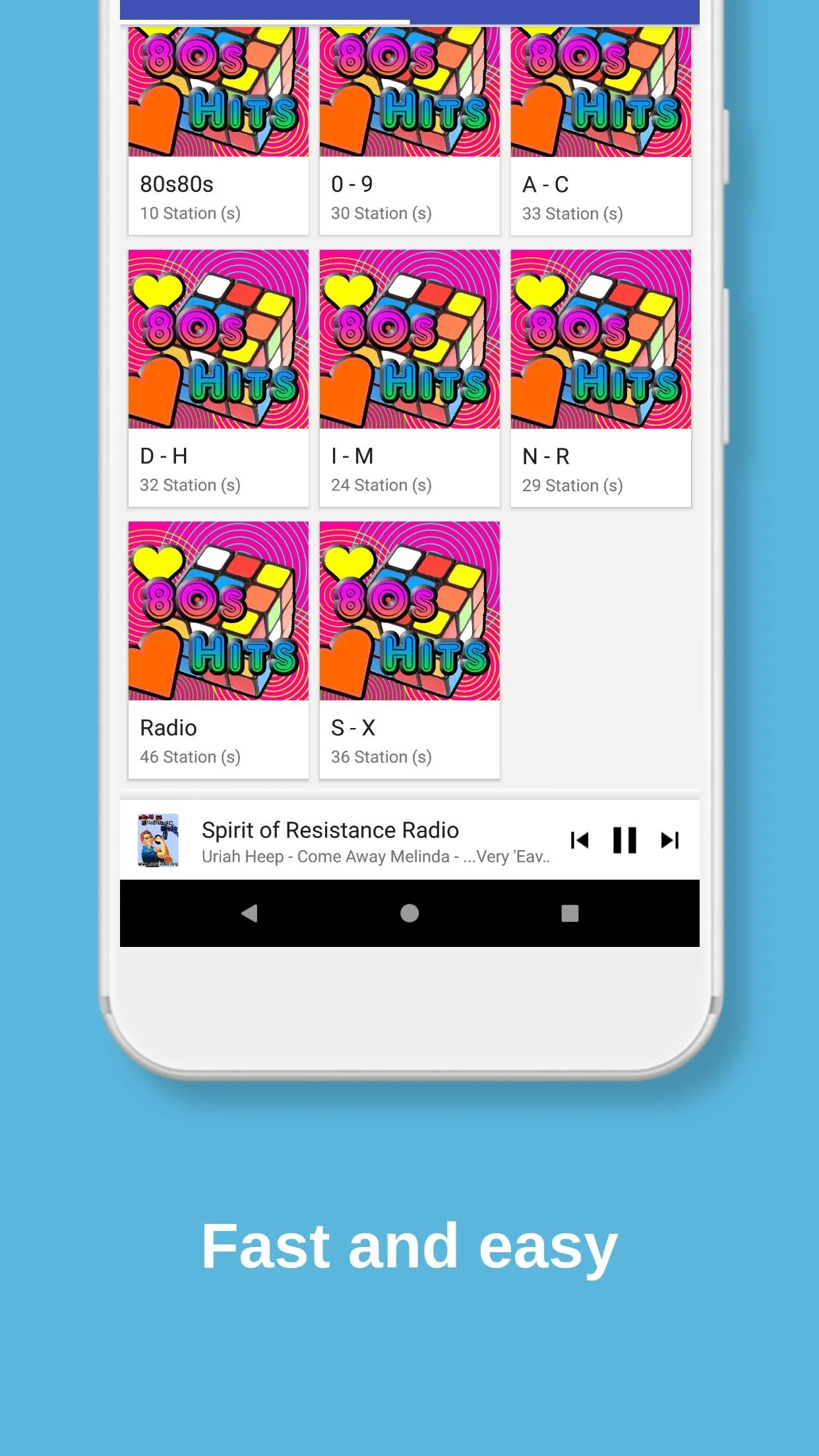 80s music radio stations | Indus Appstore | Screenshot