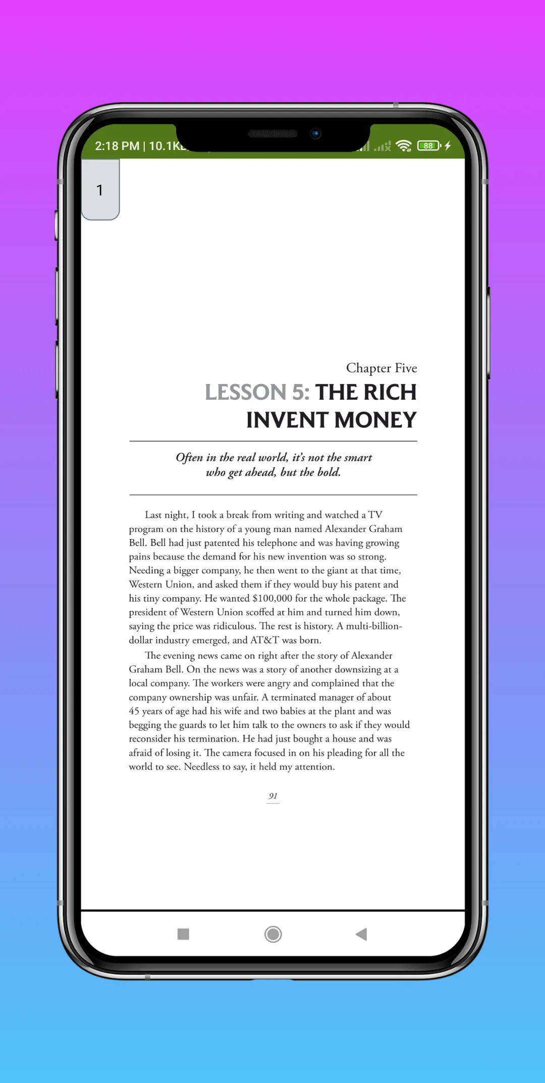 Rich Dad And Poor Dad PDF | Indus Appstore | Screenshot