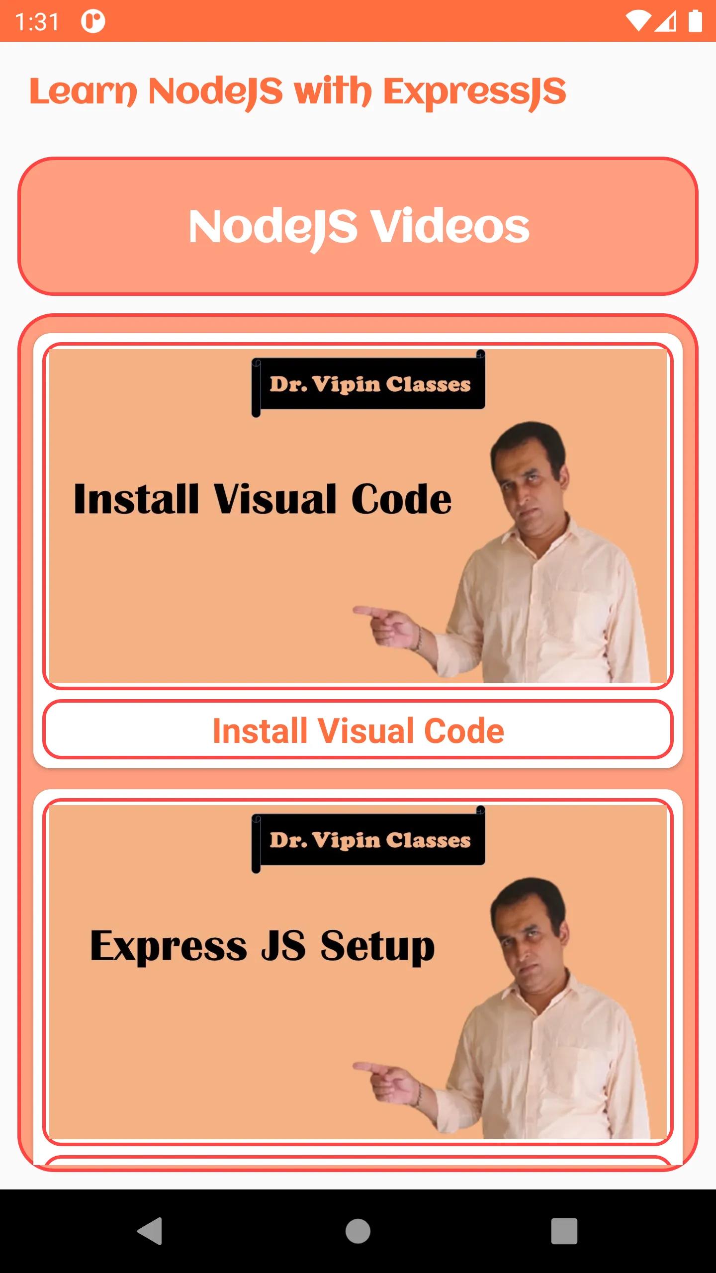 Learn NodeJS with ExpressJS | Indus Appstore | Screenshot