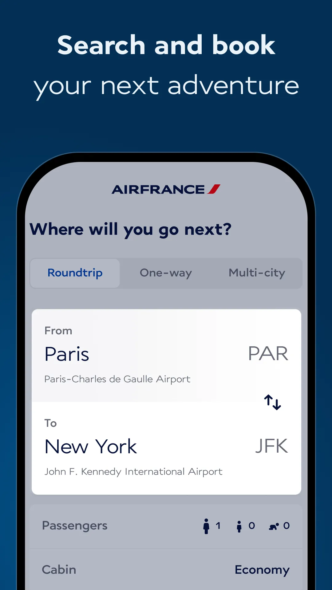 Air France - Book a flight | Indus Appstore | Screenshot