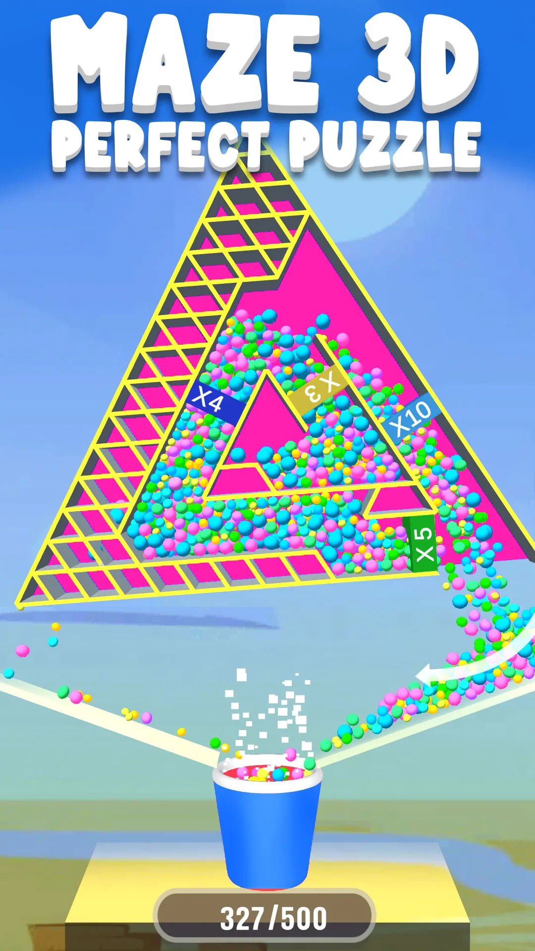 Split Balls Out Multi Maze 3D | Indus Appstore | Screenshot