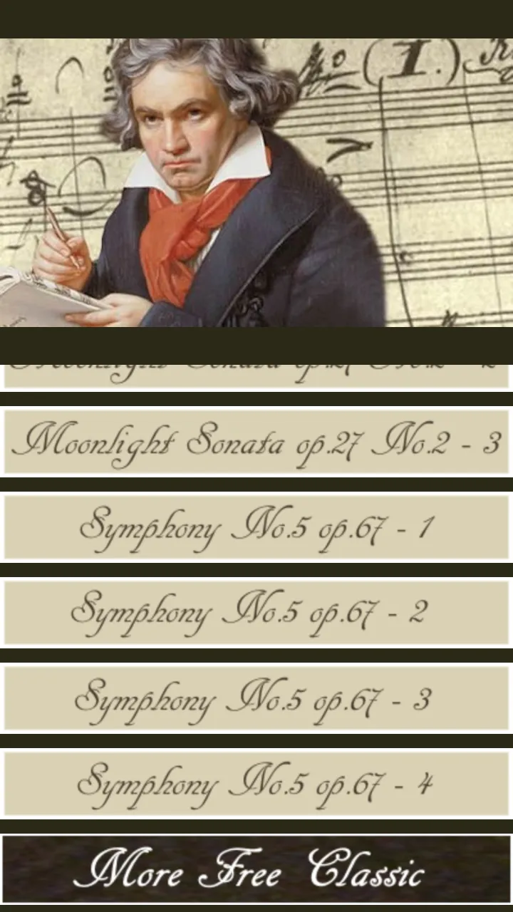 Beethoven Symphony | Indus Appstore | Screenshot