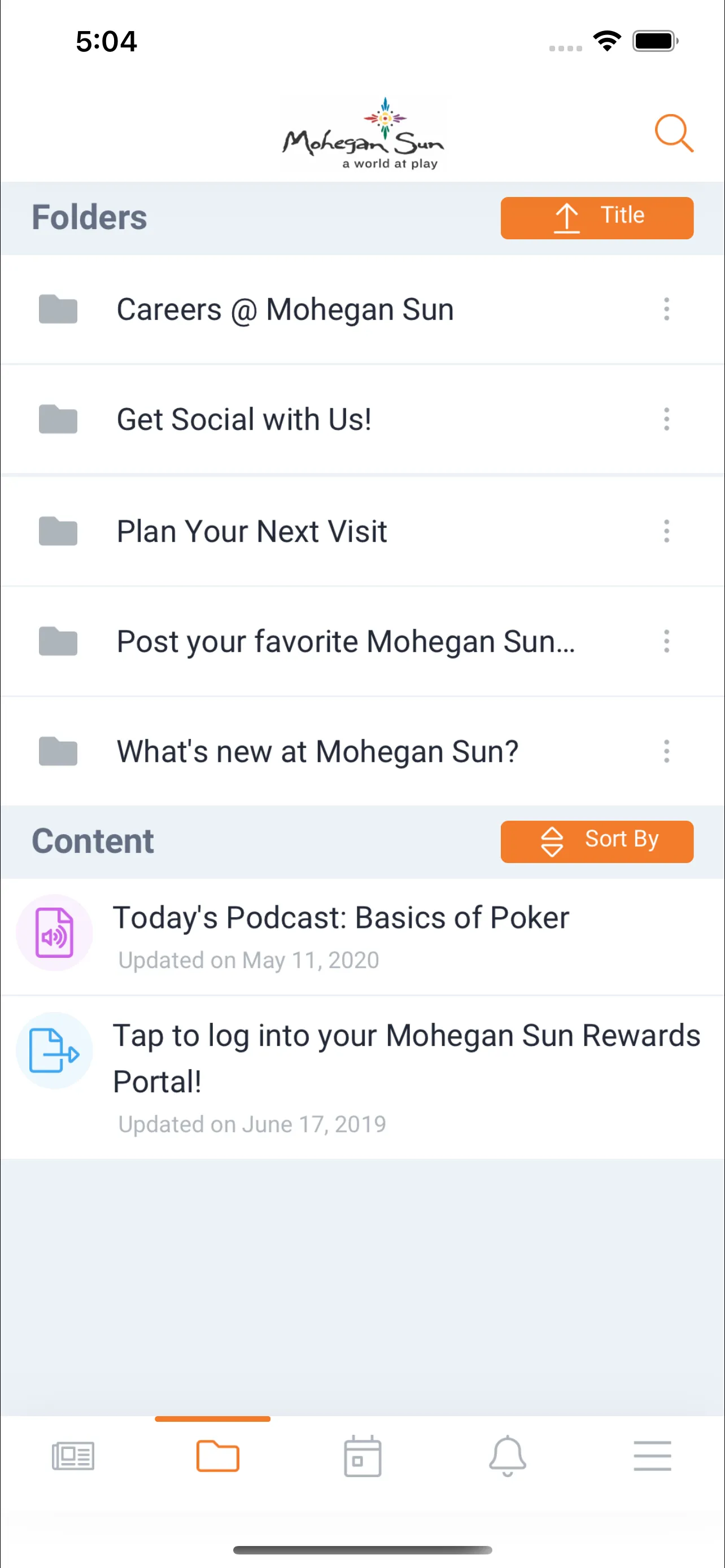 Mohegan Today App | Indus Appstore | Screenshot