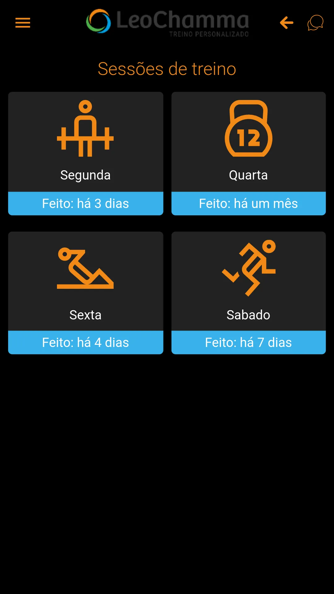 Leo Chamma Treinamento | Indus Appstore | Screenshot