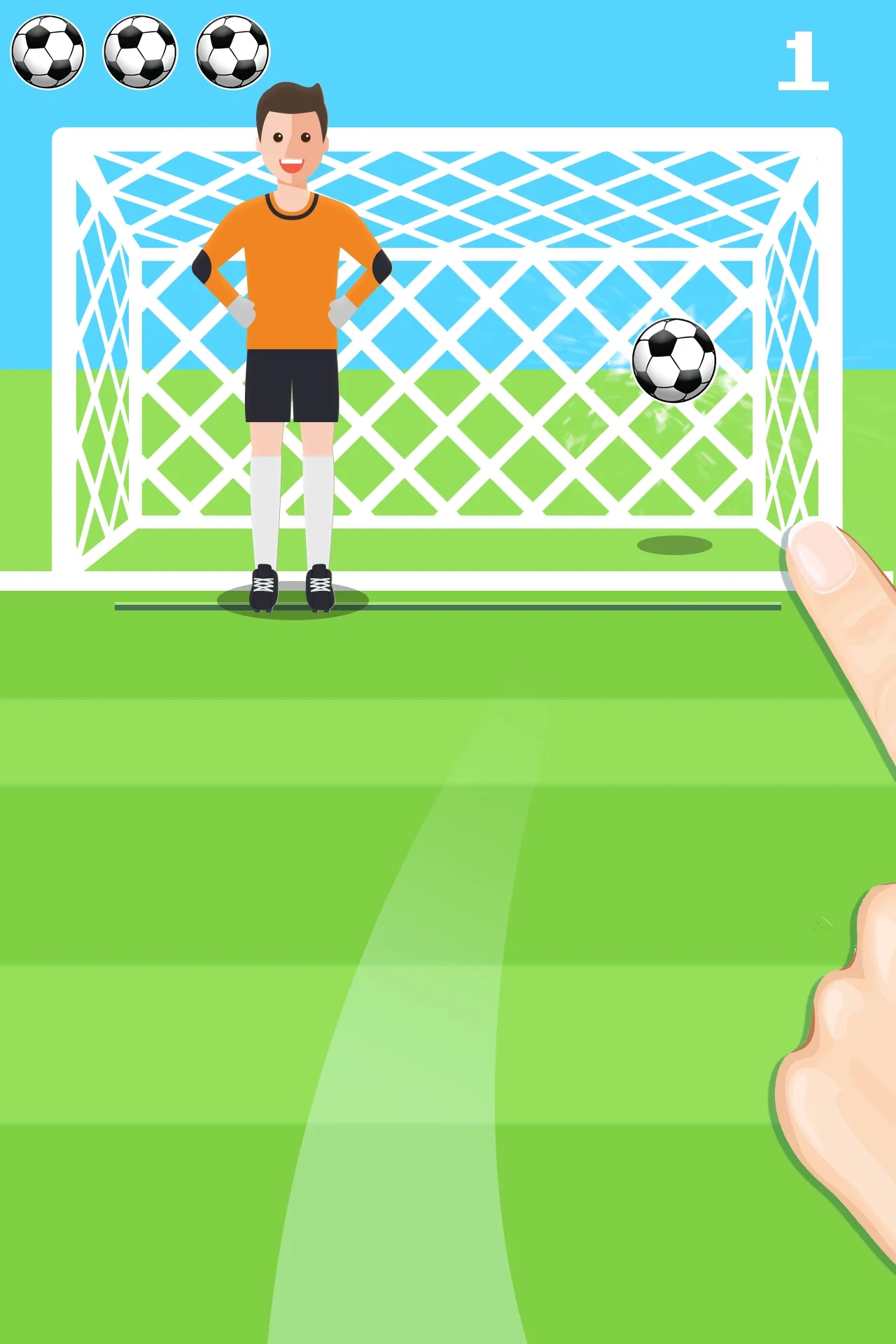 Penalty Shootout Game Offline | Indus Appstore | Screenshot