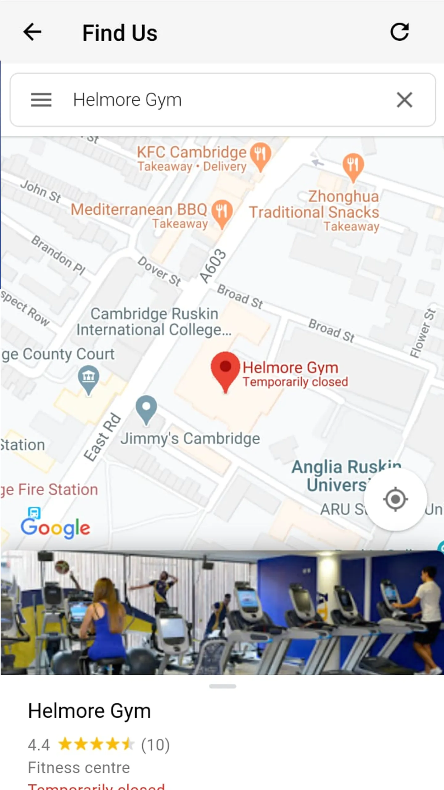 Helmore Gym Cambridge | Indus Appstore | Screenshot