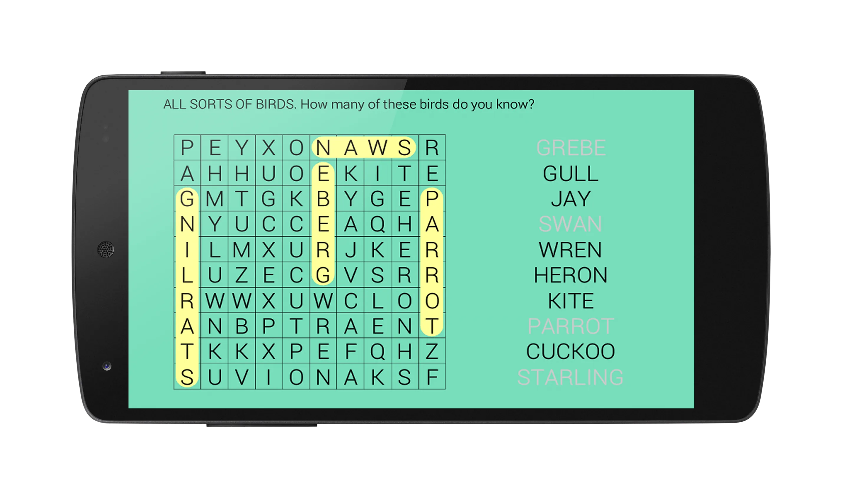 Word Search For Kids | Indus Appstore | Screenshot