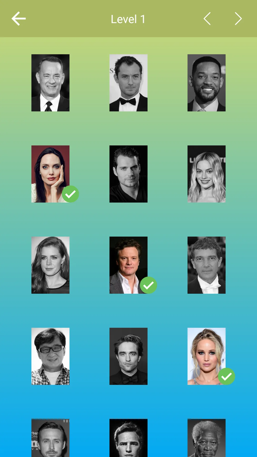 Hollywood Actors: Quiz, Game | Indus Appstore | Screenshot