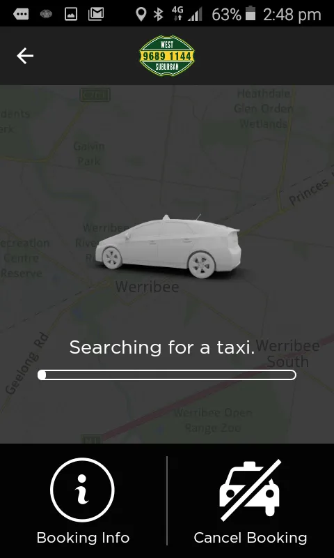 West Suburban Taxi | Indus Appstore | Screenshot