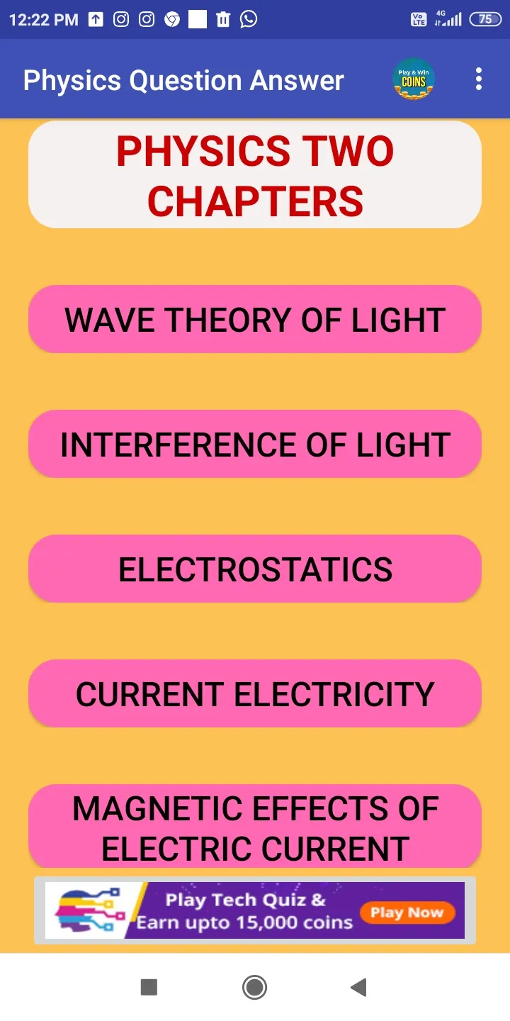 Physics Question Answer | Indus Appstore | Screenshot