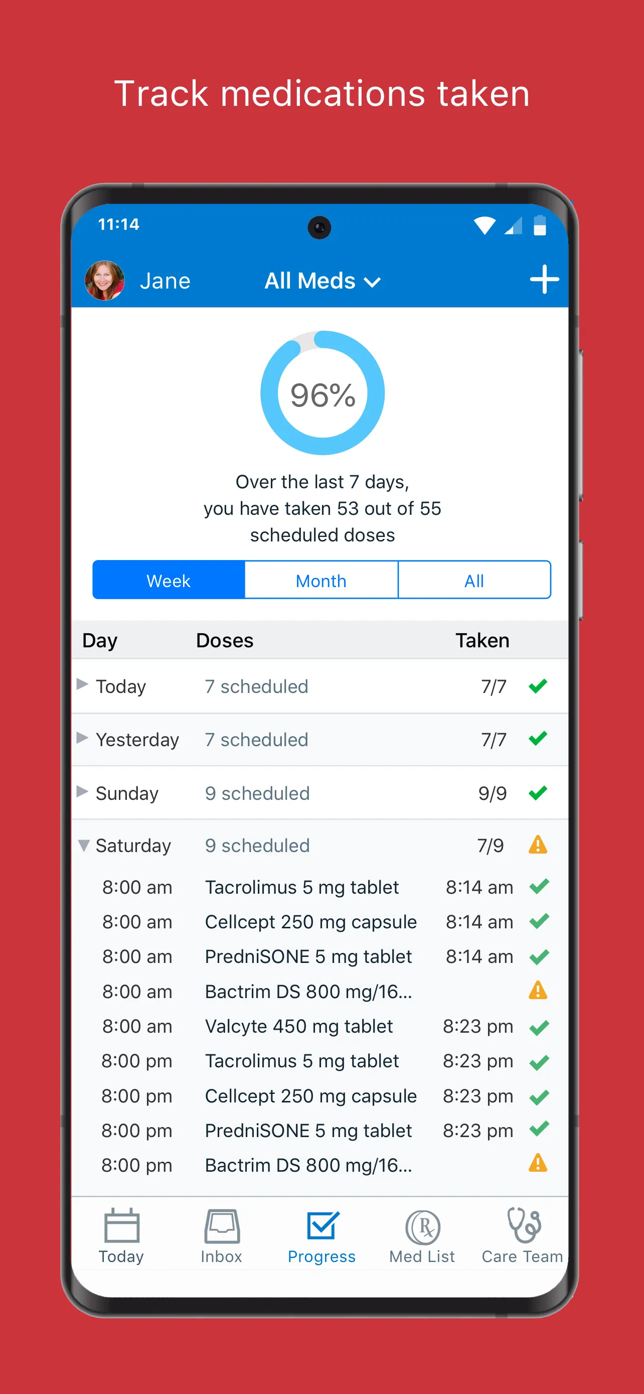 MyMedSchedule Plus | Indus Appstore | Screenshot