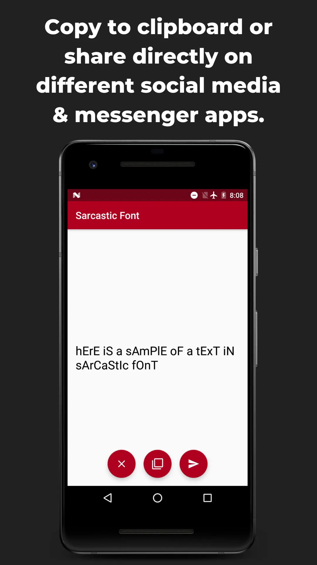 Sarcastic Font: Mock Text | Indus Appstore | Screenshot